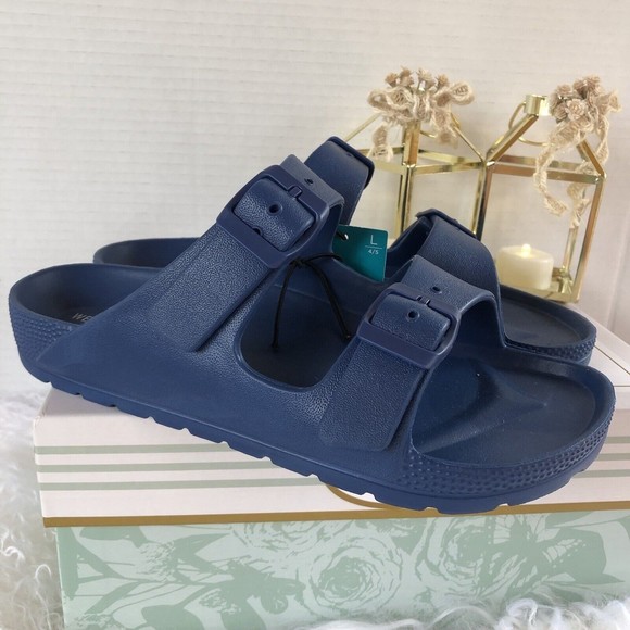 Women's Sandals-Choose Size-4/5 Bright Blue-Waterproof-West Loop - Picture 10 of 15